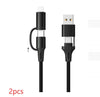 60W Multi-head Multifunctional Charging Cable