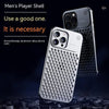 Coque de téléphone en alliage d'aluminium pour iPhone 14/13 Pro Max Plus, creuse, antichoc, dissipation thermique