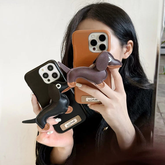 Sausage Dog Small Animal Bracket Phone Case