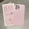 Frosted Glass Primary Color Comes With Lens Protector Phone Case