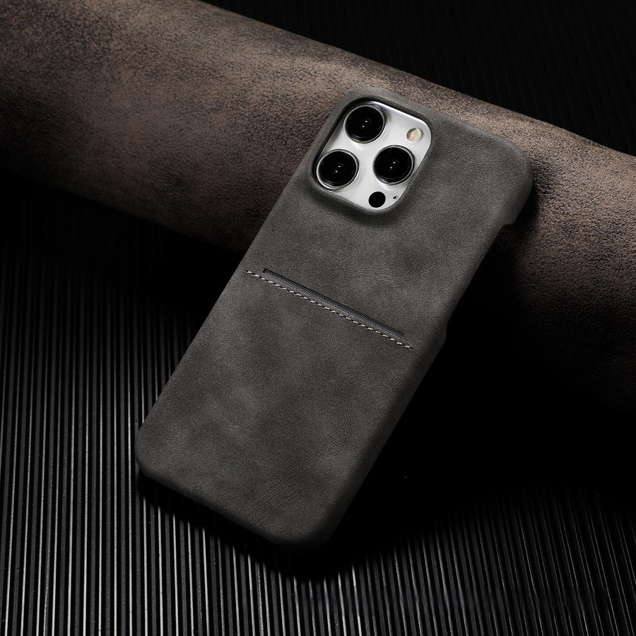 Suitable Phone Case Sheepskin Feeling Business Drop-resistant Protective Cover