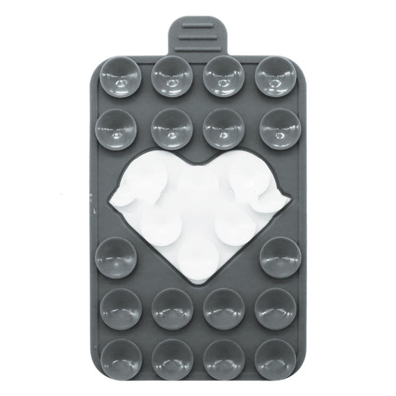 Support de téléphone à ventouse double face en silicone