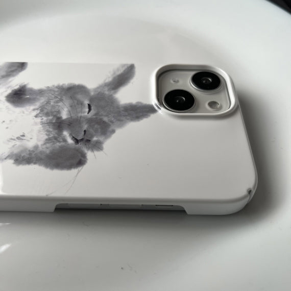 Rabbit Chinese Ink Ins Art Film Phone Case
