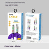 240W Light Column Four-in-one Colorful Indicator Light Mobile Phone Charging Cable