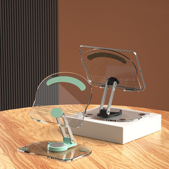 Neu Heißer Acryl Tablet Unterstützung Desktop Rotierenden Faltbare Faul