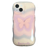 Ins Niche Dizzy Dye Black Butterfly Suitable For Ip Phone Case