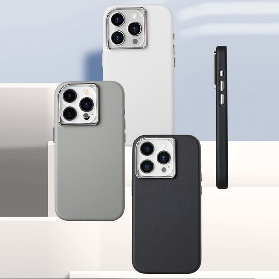 Silicone All-inclusive Leather Phone Case Magnetic Suction