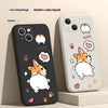 Corgi Cartoon Silikon Soft Cover Handyhülle