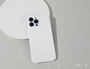 Frosted Glass Primary Color Comes With Lens Protector Phone Case