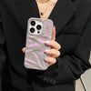 Bunte Lila Wasser Ripple Telefon Fall Dreidimensionale