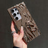 Three-dimensional Pleated Electroplating Phone Case