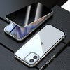 Magnetische Privatsphäre Glas Fall Für X XS XR Anti-Spy 360 Schutzhülle