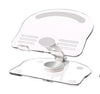 Support de tablette en acrylique rotatif et pliable, antidérapant