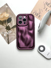 Solid Color Meteorite Pattern Phone Case Silicone Drop-resistant Protective Cover
