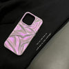 Bunte Lila Wasser Ripple Telefon Fall Dreidimensionale