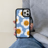 Creative And Simple Flower Plush Phone Case