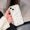 Fashion Brand Creme Muster Transparent Hülle 15 Handyhülle Blumen