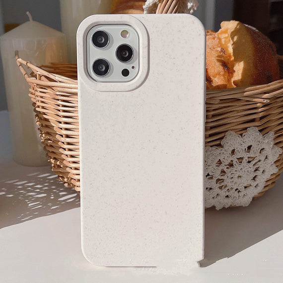 Coque de téléphone portable entièrement dégradable en paille de blé respectueuse de l'environnement