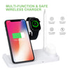 Schnellladefähiges 15-W-faltbares 4-in-1-Wireless-Ladegerät