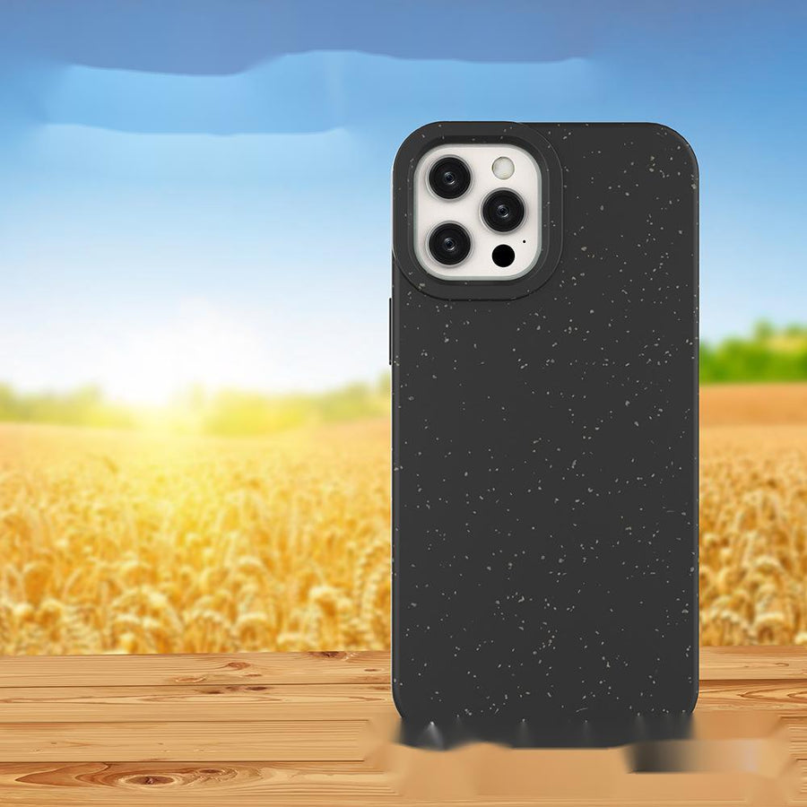 Coque de téléphone portable entièrement dégradable en PLA paille de blé, respectueuse de l'environnement