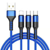 Câble de charge rapide Android tressé One With Three Data