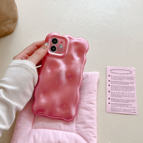 Korean Ins Solid Color Macaron Suitable For 14pro Max Phone Case