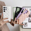 Diamond Plaid Handyhülle Leder Handy Schutzhülle