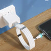 Compatible avec Apple, câble de données 3 en 1 en silicone à charge rapide