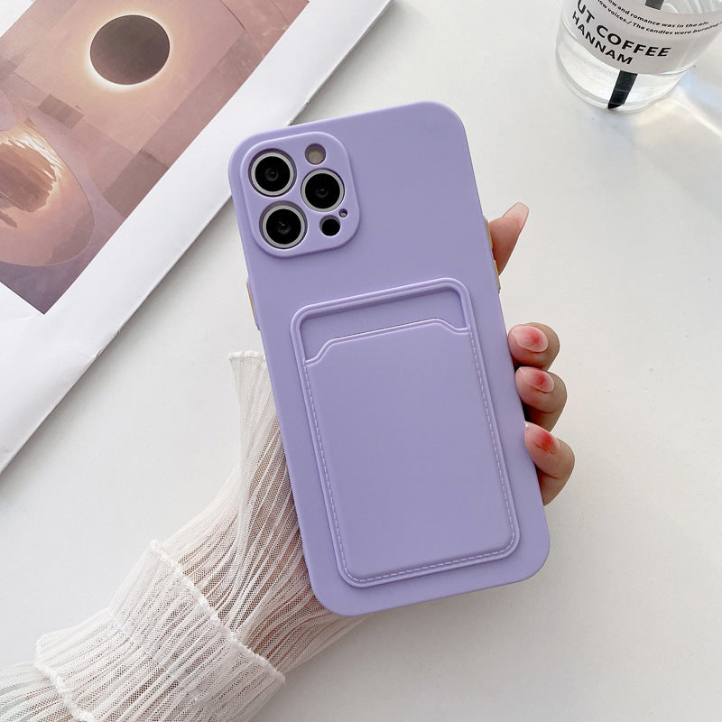 Card Fine Hole Liquid Phone Case
