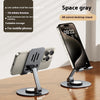 Support de téléphone portable rotatif pliable en alliage d'aluminium