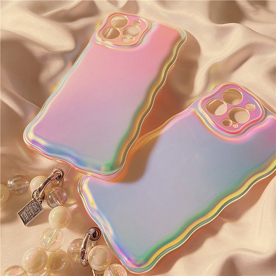 Laser Chain Bracket Phone Case Protective Cover