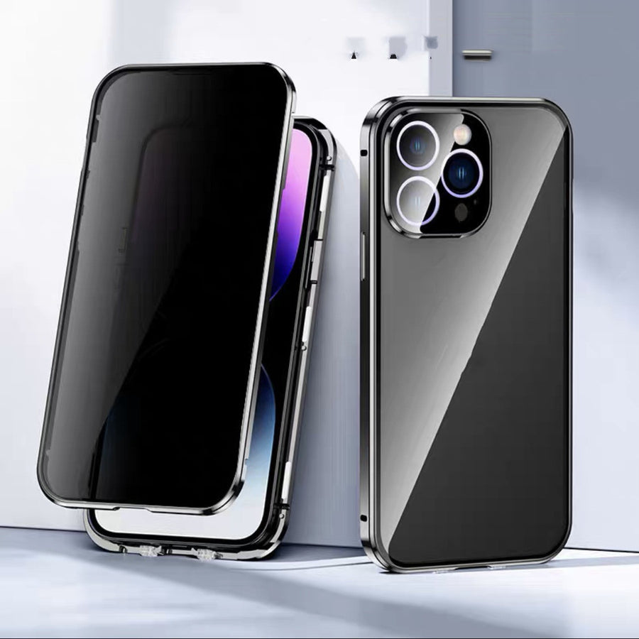Telefonhülle Magneto Doppelkartenschnalle Doppelseitige Glasbrille
