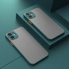 Contrasting Color Mobile Phone Hard Shell Anti-fall Frosted Protective Cover