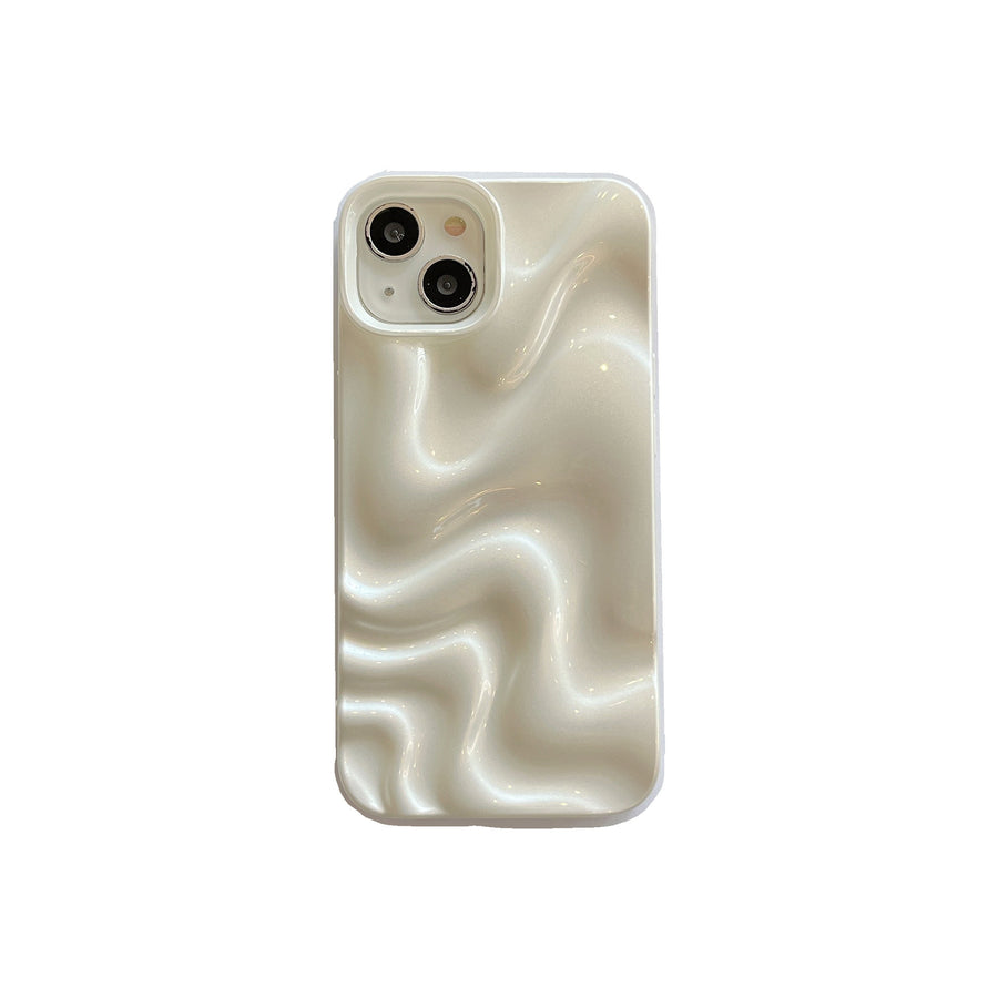Three-dimensional Pleated Water Ripple Phone Case