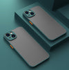 Fine Hole Skin-sensing Phone Case Full Lens Anti-fall Frosted Hard Protective Cover