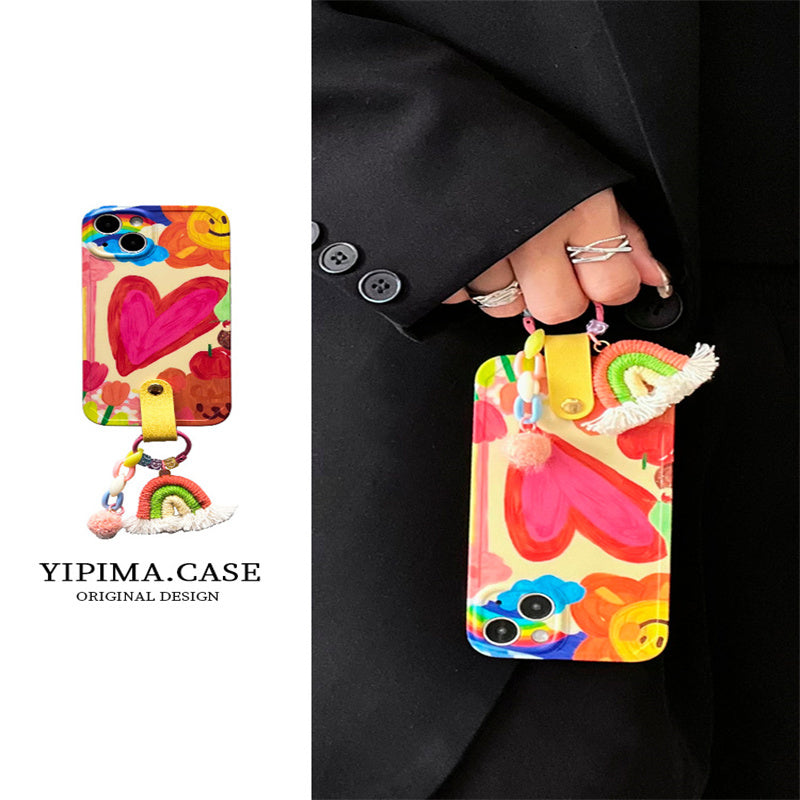 Graffiti Love Rainbow Crossbody Neue kreative Softshell
